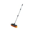 thumbnail image 2 of Brosse de Plancher pour Piscine avec Lame Raclette, Brosse de Plancher à Poils Rigides avec Raclette en Caoutchouc, Perche Amovible en Acier Inoxydable, 2 of 6