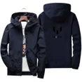 thumbnail image 3 of 2024 nueva primavera otoño hombres Messi signo impresión al aire libre Camping hombres cremallera Sudadera con capucha impermeable hombres deportes protector solar chaqueta grande, 3 of 5