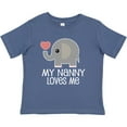 thumbnail image 3 of Inktastic My Nanny Loves Me Grandchild Boys or Girls Baby T-Shirt, 3 of 5