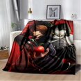 thumbnail image 1 of Manta de franela con estampado de Death Note, manta suave y cálida para sala de estar, dormitorio, cama, sofá, regalos de oficina, envío directo, 1 of 4