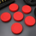 thumbnail image 1 of LOLIPPYY 6 Pcs Rondelles de Hockey Rouges Mates en Matériau PVC pour l'Entraînement de Hockey en Extérieur et en Intérieur avec Sac de Rangement, 1 of 6