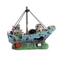 thumbnail image 1 of UEETEK Resin Fishing Boat Aquarium Ornament Plastic Decoration Plant for Fish Tank Accessories, 1 of 2