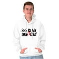 thumbnail image 3 of Romantic Matching Set His Hers Couple Hoodie Hooded Sweatshirt Men Brisco Brands S, 3 of 7
