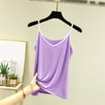 thumbnail image 2 of hotojiny Camisole Top for Women Soft Causal Spaghetti Strap V Neck T Cami Undershirts Summer Loose Fit Cami Shirt Sleepwear, 2 of 3