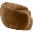 thumbnail image 4 of Meridian Furniture Emery Saddle Velvet Sofa, 4 of 8
