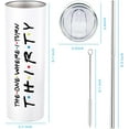 thumbnail image 6 of 30th Birthday Gifts For Her 30th Birthday Gifts For Women 20oz Skinny Travel Tumbler Happy 30 Year Old Bday Presents For 1994 Born Woman Female Friend Sister White Turn Thirty Wine Cup, 6 of 6