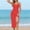 (Fashion 25)Red, variant on Aimik Ladies Trendy Print Tone Flowy Swim Cover Ups Oversized Wrap Beach Dress Summer Holiday Bathing Suit Cover Up