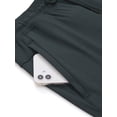 thumbnail image 3 of Youclos Mens Lightweight Knit Joggers - Zipper Pockets Drawstring Waist Athletic Pants for Running Gym, 3 of 5