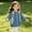 Blue, variant on Zecgelong UPF 50 Sun Hooded Jacket For Boys Lightweight Breathable Outdoor Windbreaker With Zipper Pockets