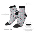 thumbnail image 6 of Fuzoiu Christmas Gnome 1 Print Adult Socks, Crew Moisture-wicking Socks, Unisex Cushion Crew Socks,Casual Sports Ankle Socks, 6 of 7