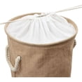 thumbnail image 2 of Collapsible Laundry Basket Large with Drawstring Top Closure (13.4 x 22 in), 2 of 8