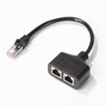 thumbnail image 2 of Adaptador divisor de red Ethernet RJ45 para PC, portátil, extensor de Cable de 1 a 2 enchufes, 2 of 6