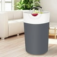 thumbnail image 4 of Cqxid Panier à Linge à Moins de 10 $ Panier à Linge Pliable pour la Maison Grande Capacité Poignée en Aluminium Rangement Panier à Linge Rangement Seau de Rangement Rond, 4 of 4