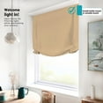 thumbnail image 4 of Chicology Cordless Roman Shades, Khaki (Tulip), 35"W X 64"H, 4 of 6