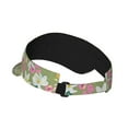 thumbnail image 2 of Sikiie Flowers And Buds Sun Visor Hat Adjustable Velcro Golf Visor Sports Sunscreen Visor Hat for Outdoor Activities, 2 of 7