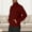 c01Red, variant on Men's Lightweight Fleece Jacket Full-Zip Casual Coat with Standing Collar, Zippered Pocket on Arm, and Comfortable Warmth for Everyday Wear Brown M