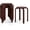 Dark Coffee, variant on Stackable Bentwood Stools Set of 4, 18-Inch Height Backless Counter Chairs with Round Top, Anti-Slip Felt Pad, Portable School Stool for Dining Room, Kitchen, Classroom (Walnut)
