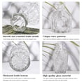 thumbnail image 3 of Set de jarrones de cristal HAISIWLKJ Vintage Clear Flower (12 unidades), 3 of 7