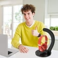 thumbnail image 6 of Bambloom Bamboo Banana Holder,Banana Hanger with Hook and Base for Kitchen Countertop,7x11.4",Black, 6 of 8