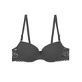 thumbnail image 1 of Plunge Floral Lace Demi Cup Bra, 1 of 3