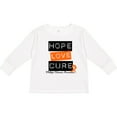 thumbnail image 3 of Inktastic Multiple Sclerosis Hope Love Cure Boys or Girls Long Sleeve Toddler T-Shirt, 3 of 5