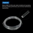 thumbnail image 4 of PMMA Fiber Optic Light Side Glow Cable, 19.7ft Length 0.12in(3mm) OD LED Hotels, KTV, DIY Art, Home Decoration, 4 of 5