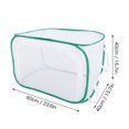 thumbnail image 3 of Butterfly Habitat Large Foldable Monarch Butterfly Cage Insect Mesh Cage Terrarium 15.7 x 15.7 x 23.6 Inches, 3 of 8