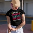 thumbnail image 2 of I'm Not Responsible for What My Face Does When You Talk - Sarcastic Person Quote, Black T-Shirt, Small, 2 of 5