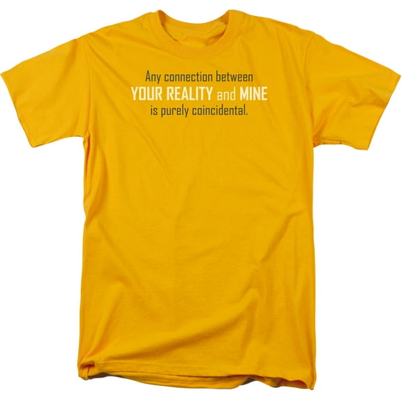 Connection Between Reality Officially Licensed Adult T Shirt