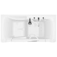 thumbnail image 2 of Meditub Collection 30 in. L x 60 in. W Right Side Drain Air Jetted Bathtub in White with Aroma and Chroma Therapy, 2 of 4