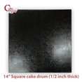 thumbnail image 2 of Tablas para tartas Cakebon Square, 14 pulgadas, negras, paquete de 1, 2 of 8