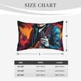 thumbnail image 3 of Fotbe Rock Skull Singer Pillow Cases - Envelope Closure - Luxury, Extra Soft, Cooling Pillow Covers - Wrinkle, Fade, Stain Resistant-20"x30", 3 of 8