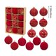 thumbnail image 3 of Seyotauo 12 Pack Velvet Ornaments for Christmas Tree, Velvet Christmas Balls Christmas Tree Ball Ornaments Decorative Hanging Ornaments for Tree for Party, 3 of 6
