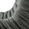 thumbnail image 6 of ModFusion 38" Lazy Floor Sofa Chair with Chenille Fabric, Comfy Sponge Lounge Seat, Grey, 6 of 7