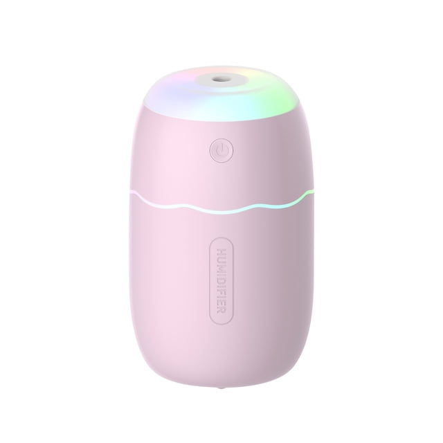Nuevo humidificador retro de grano de madera para el hogar, escritorio, coche pequeño, purificador, humidificador de chispa