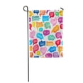 thumbnail image 1 of NUDECOR Culture Speech Bubbles Hello on Different Languages Pattern Garden Flag Decorative Flag House Banner 28x40 inch, 1 of 1