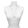 thumbnail image 3 of Delight Jewelry Silvertone Labrador Silhouette Heart - Hot Pink Heart Nurse Strong Zoe Necklace, 3 of 4
