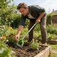 thumbnail image 3 of Mini Garden Hoe – Hand Forged Stirrup Hoe with Hollow Trapezoidal Head, Weeding & Soil Loosening Tool for Planting, Rake & Grass Scraper, 3 of 6