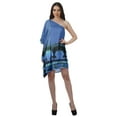 thumbnail image 5 of Moomaya 1 Shoulder Dresses Women Casual Cocktail Dress Womens Kaftan Dresses, 5 of 6