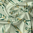 thumbnail image 7 of Ambesonne Spring Valance & Curtain, Eucalyptus Leaves Ornament, 55"x24", Forest Green and Almond Green, 7 of 7