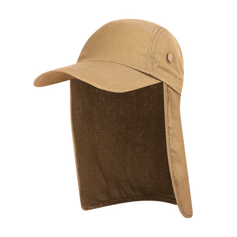 Attach a flap has an adjustable neckflap  Hat BRAND NEW 