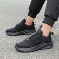 thumbnail image 2 of Diabetic Shoes for Men on Orthopedic Adjustable Sneakers Wide Comfortable Walking Breathable Swollen feet Barefoot Shoe for Relief Foot Pain Neuropathy, 2 of 9