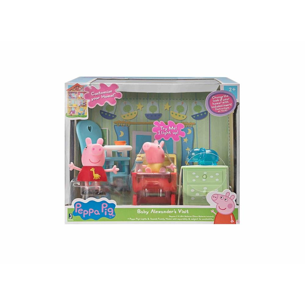 Set de Juego Peppa Pig Pequeñas Habitaciones Baby Alexander