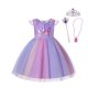 thumbnail image 1 of Vestido de unicornio para niña, disfraz de princesa con arcoíris y flores, fantasía para fiesta de cumpleaños, Halloween Fivean unisex, 1 of 2