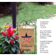 thumbnail image 7 of Small Patriotic Burlap Garden Flag - 12" x 18", 4th of July, USA, Christmas, President's Day, Memorial Day, 7 of 7