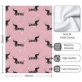 thumbnail image 3 of 2 Pcs Funny Kitchen Towels,Cute Cartoon Dachshund Microfiber Dish Towels,Kitchen Tea Towels,Kitchen Towel Set (18" X 26"), 3 of 3