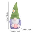 thumbnail image 2 of Easter Decorations,Easter Gnome Plush Bunny Gnomes,Easter Plush Gnome with Easter Eggs Swedish Gnome,Spring Easter Bunny Gnome Decor Home Decoration,Cute Easter Gift for Kids Girls Boys, 2 of 4