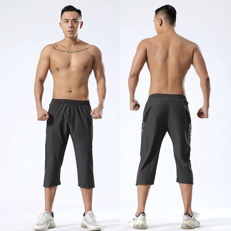 Men's Sports Pants 3/4 Running Shorts 