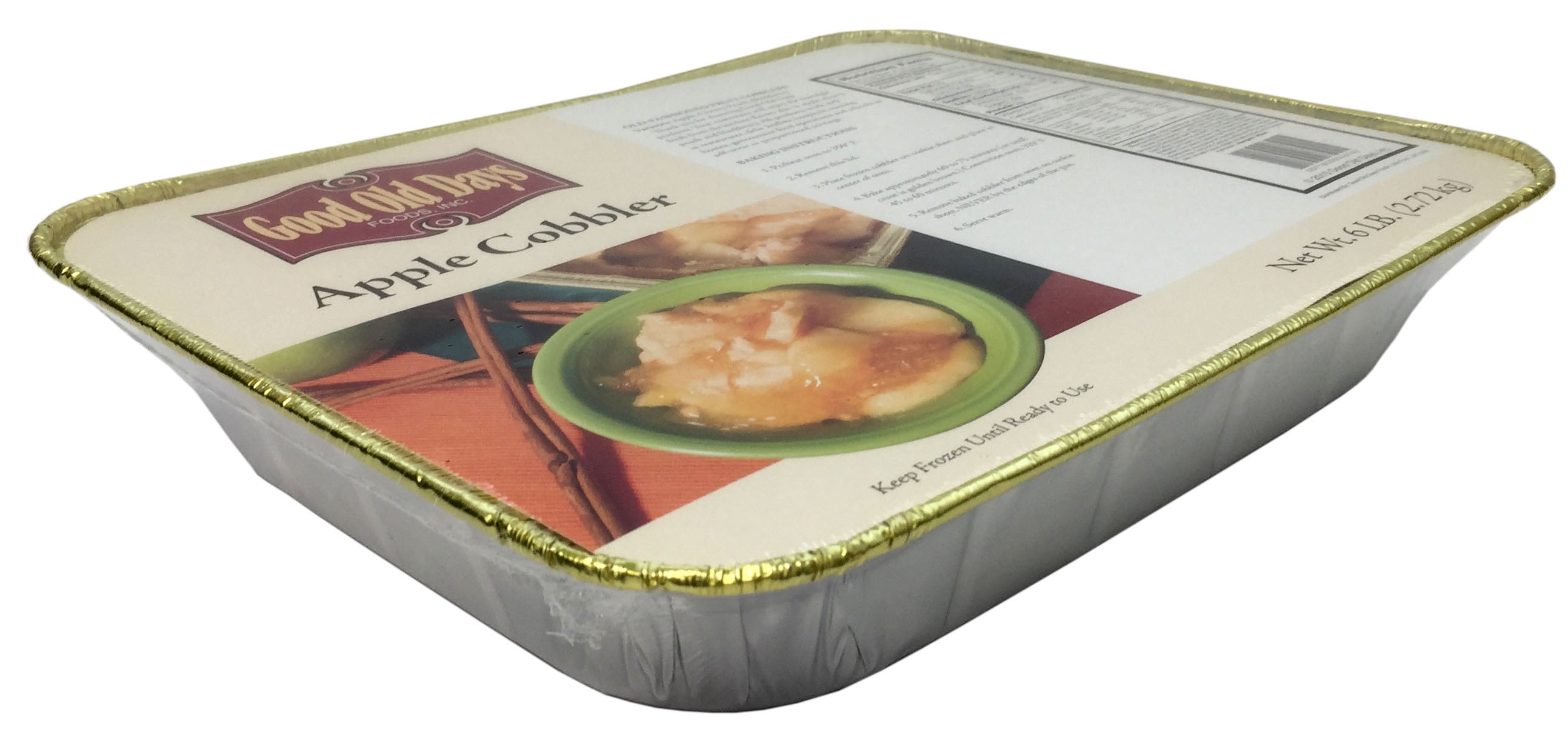 Good Old Days Country Kitchen Apple Cobbler, 6 Pound - 4 per case.