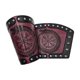 thumbnail image 4 of Brazales de brazo Colco Punk cuero PU rojo para hombres y mujeres, 4 of 8